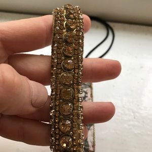 Deepa Gurnani Accessories - Deepa Gurnani crystal embroidered head wrap Deepa Gurnani Accessories - Deepa Gurnani crystal embroidered head wrap