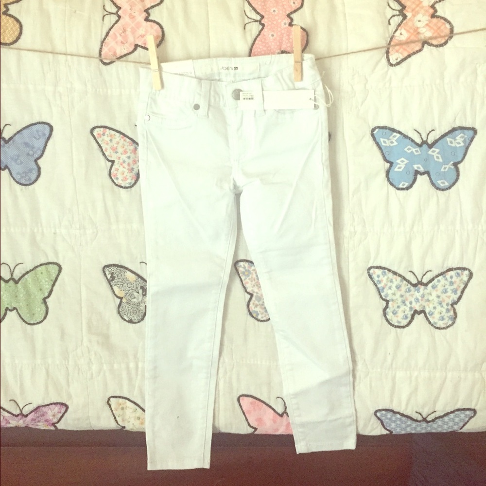 Girls size 4 Joe's Jeans white jeggings. New!