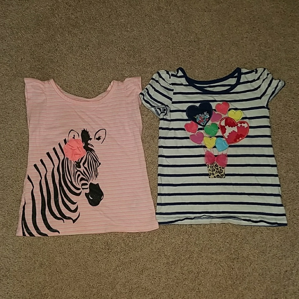 Toddler girl's shirt bundle