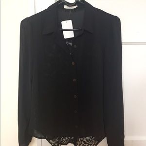 Blouse with Lace back