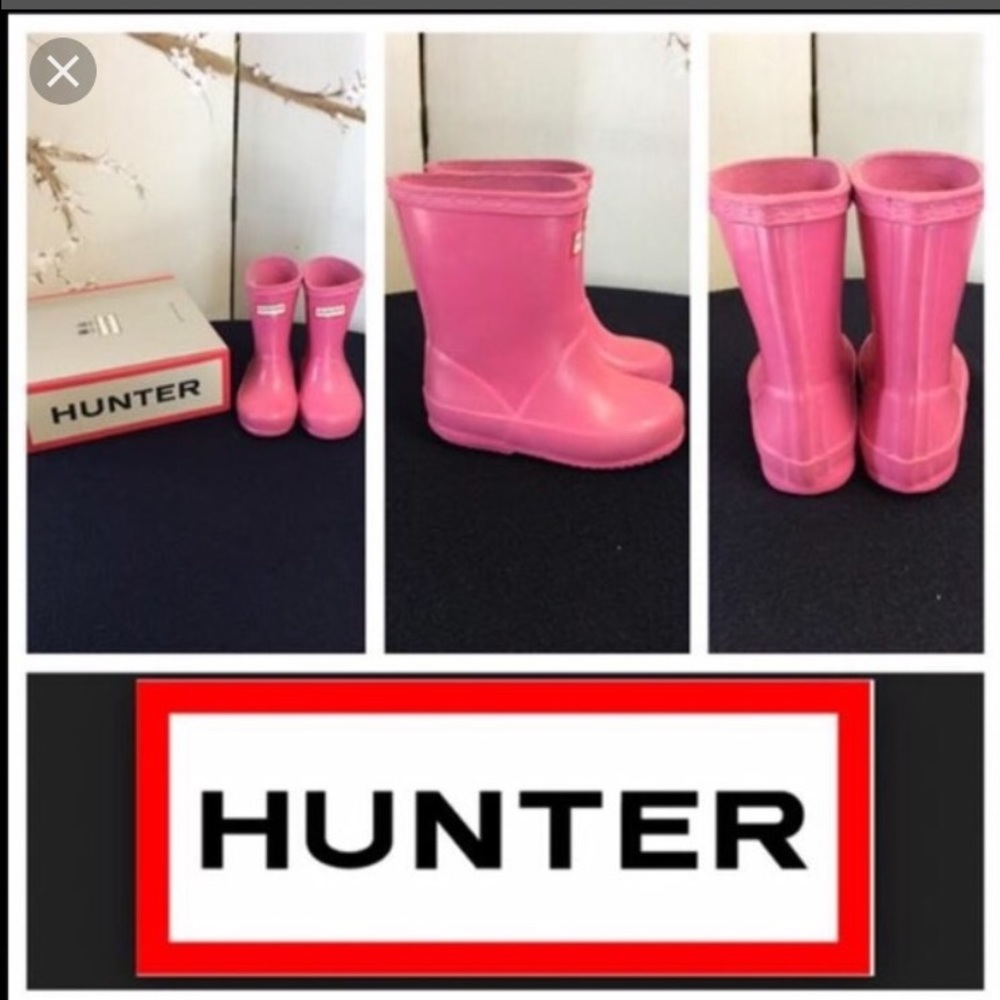 Hunter boots toddler size 6