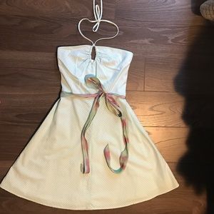 Aqua Seersucker dress. Perfect for summer!