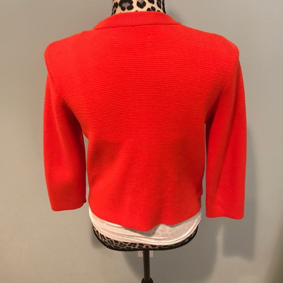 DONATED - The LOFT Orange Knitted Cardigan - Picture 4 of 6