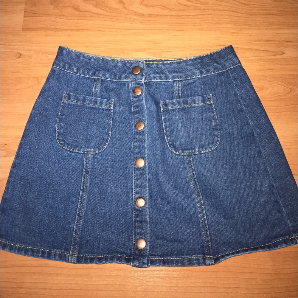 Brandy Melville denim skater skirt