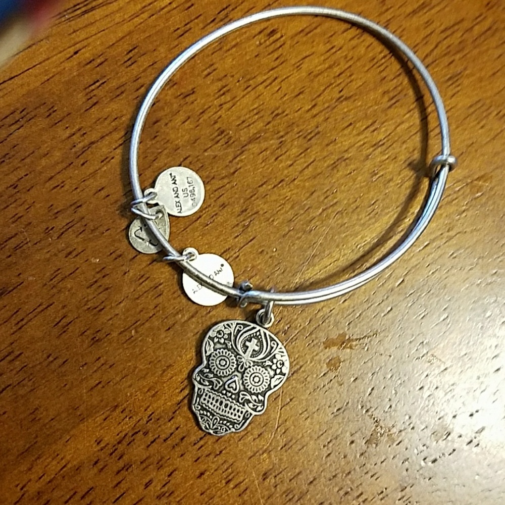 Calavera Sugar Skull Alex and Ani bracelet