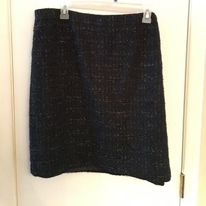 Brand new black Jaclyn Smith mid skirt. Never worn