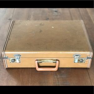 Vintage luggage briefcase