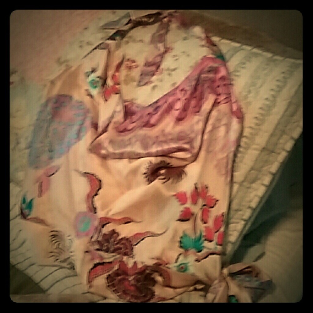 Gorgeous silk halter