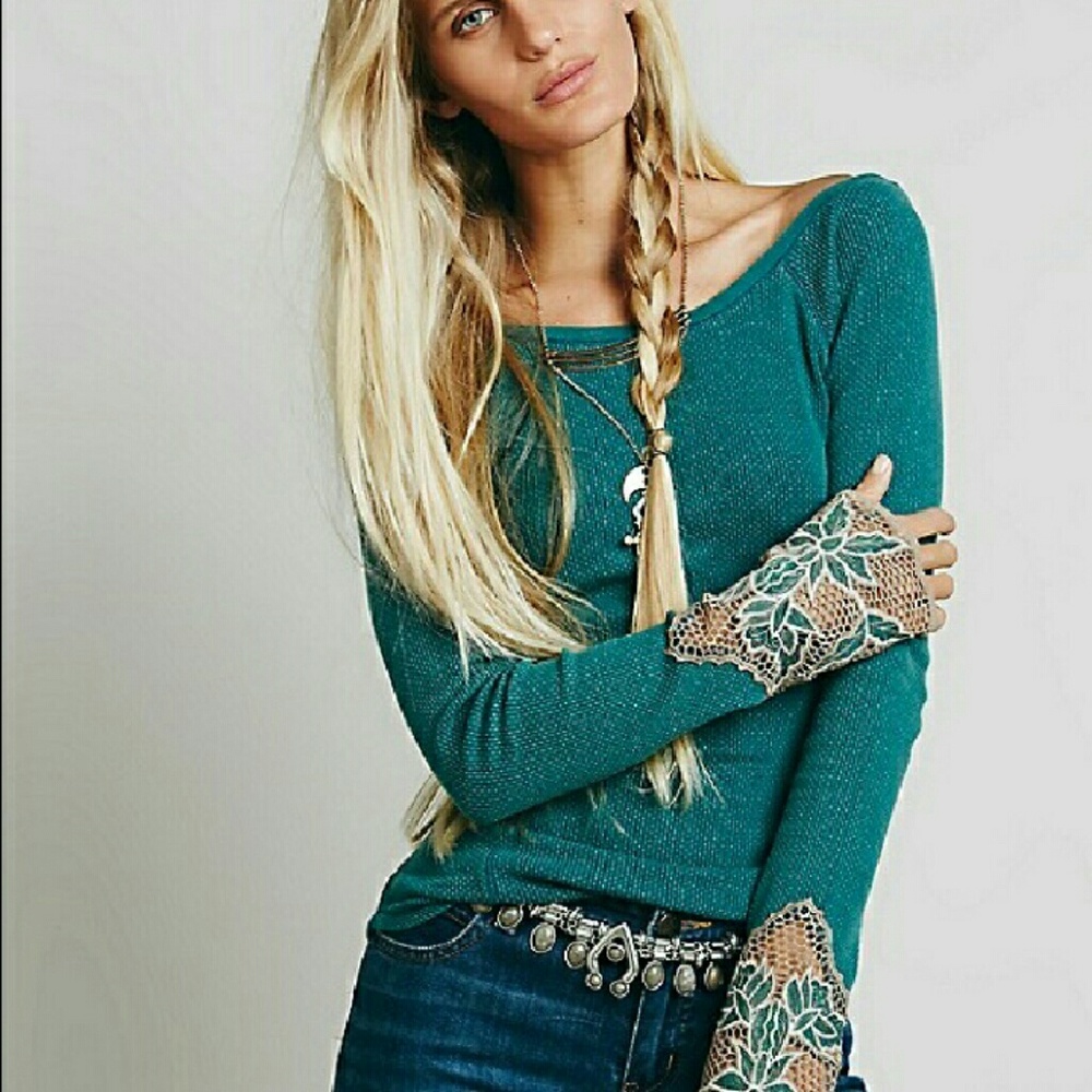 TODAY ONLY!!! Free People Bali Babe Teal Thermal