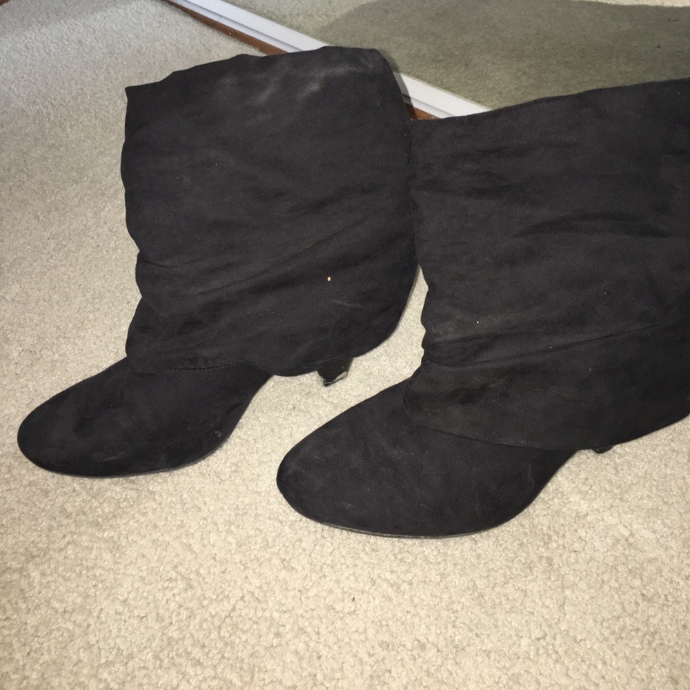 Slouchy Heeled Boots