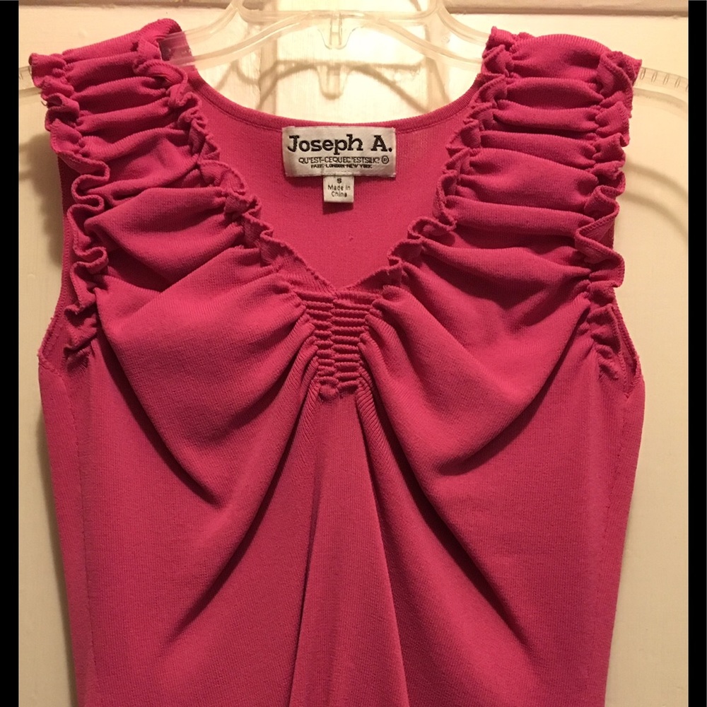 Joseph A Dark Pink Top