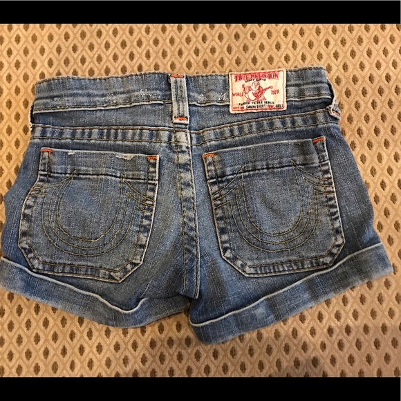 Girls True religion Jena shorts Sammy style 14 - Picture 2 of 6