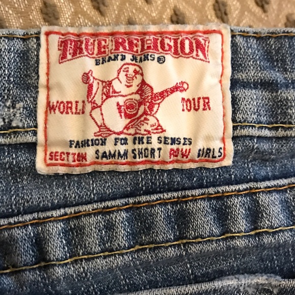 Girls True religion Jena shorts Sammy style 14 - Picture 4 of 6