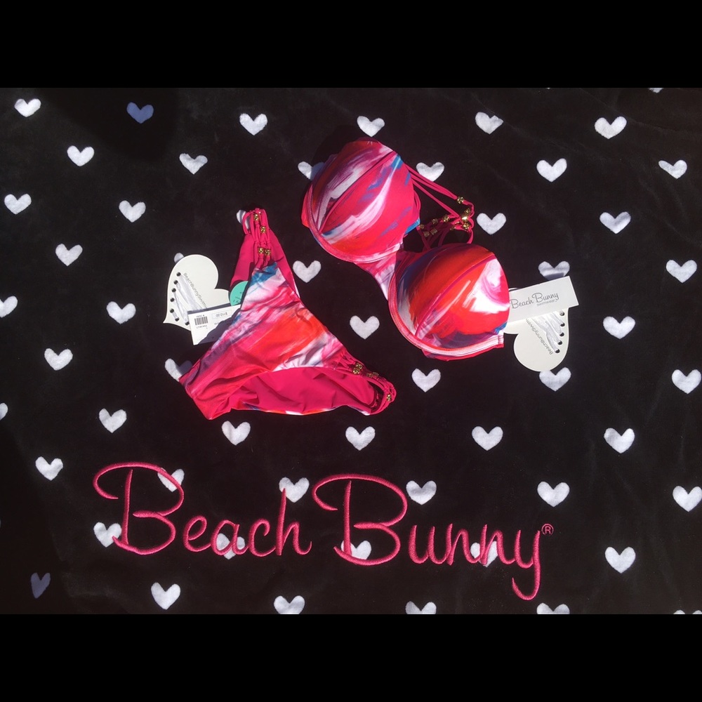 Beach bunny birds of paradise bikini