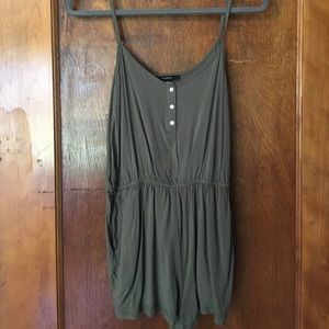 Forever 21 Army Green Romper
