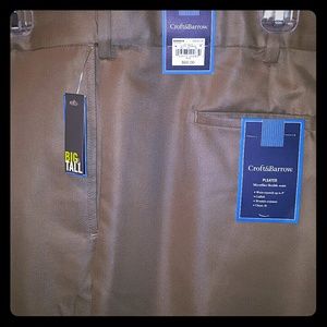 NWT - Men's Croft&Barrow Khaki Dress Slacks