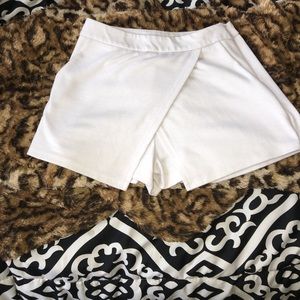 White Skort