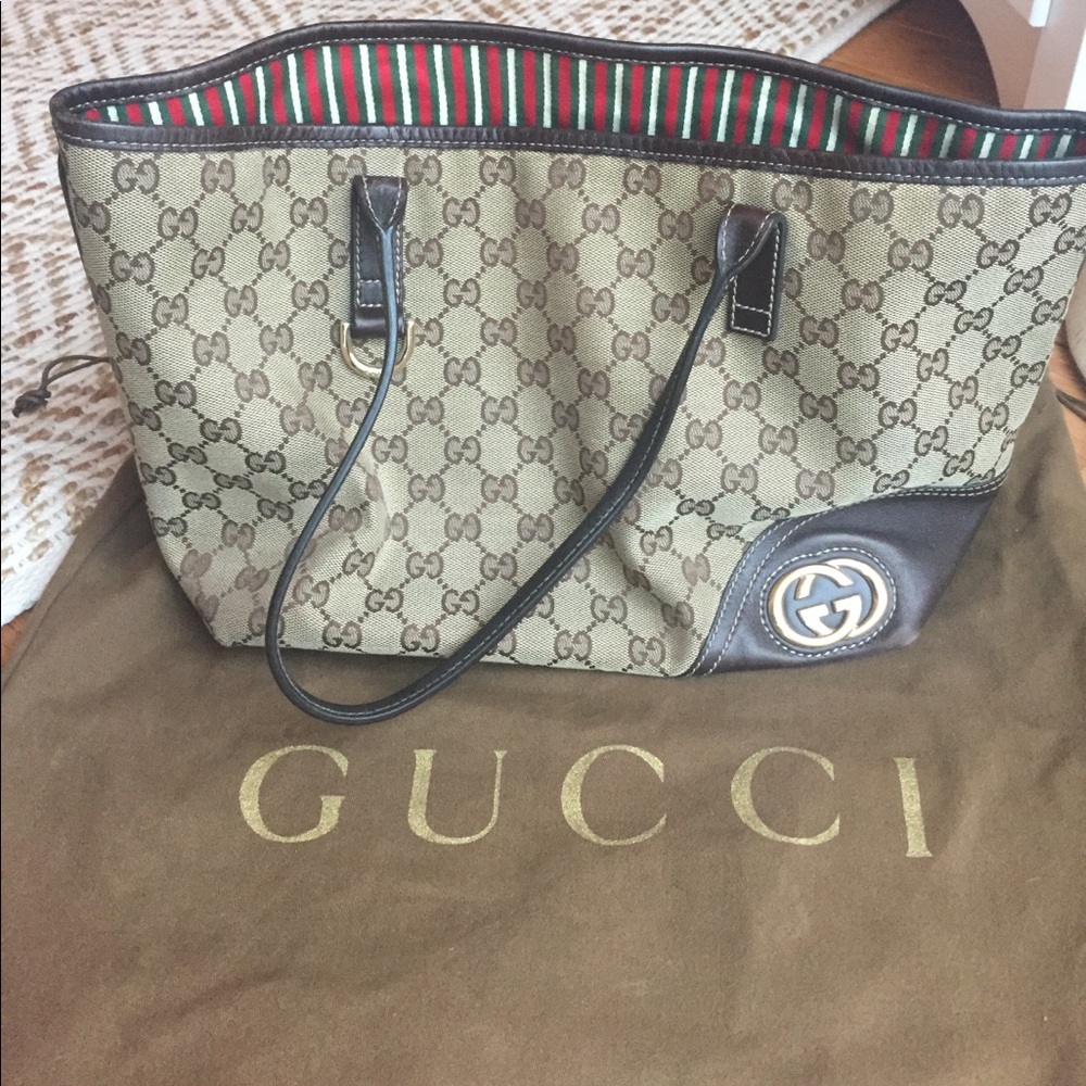 Gucci Canvas Tote