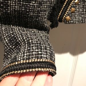 Maison Scotch Jackets & Coats - Madison Scotch tweed and tassel blazer Maison Scotch Jackets & Coats - Madison Scotch tweed and tassel blazer