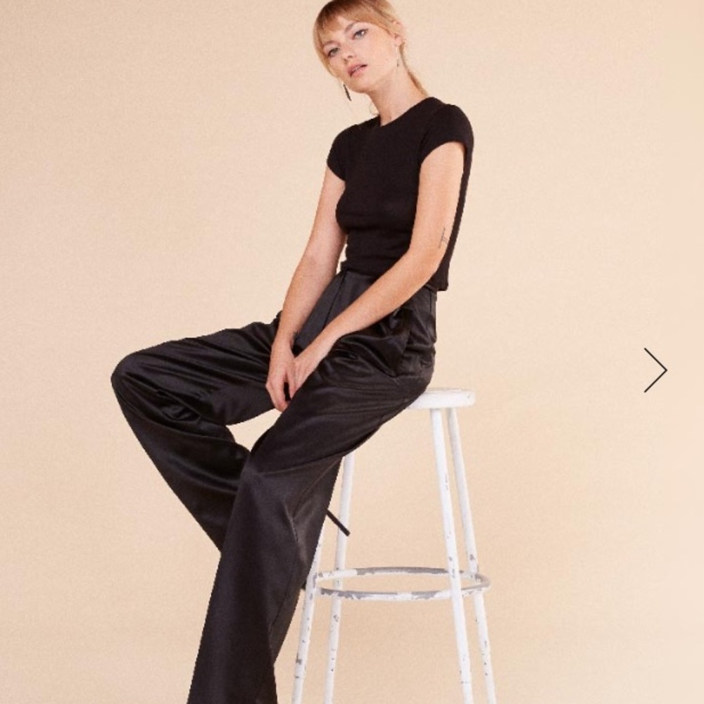 ❌❌sold❌❌ reformation rumi pants black wide leg