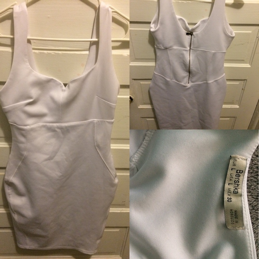White body hugging dress, very sexy  from Berska