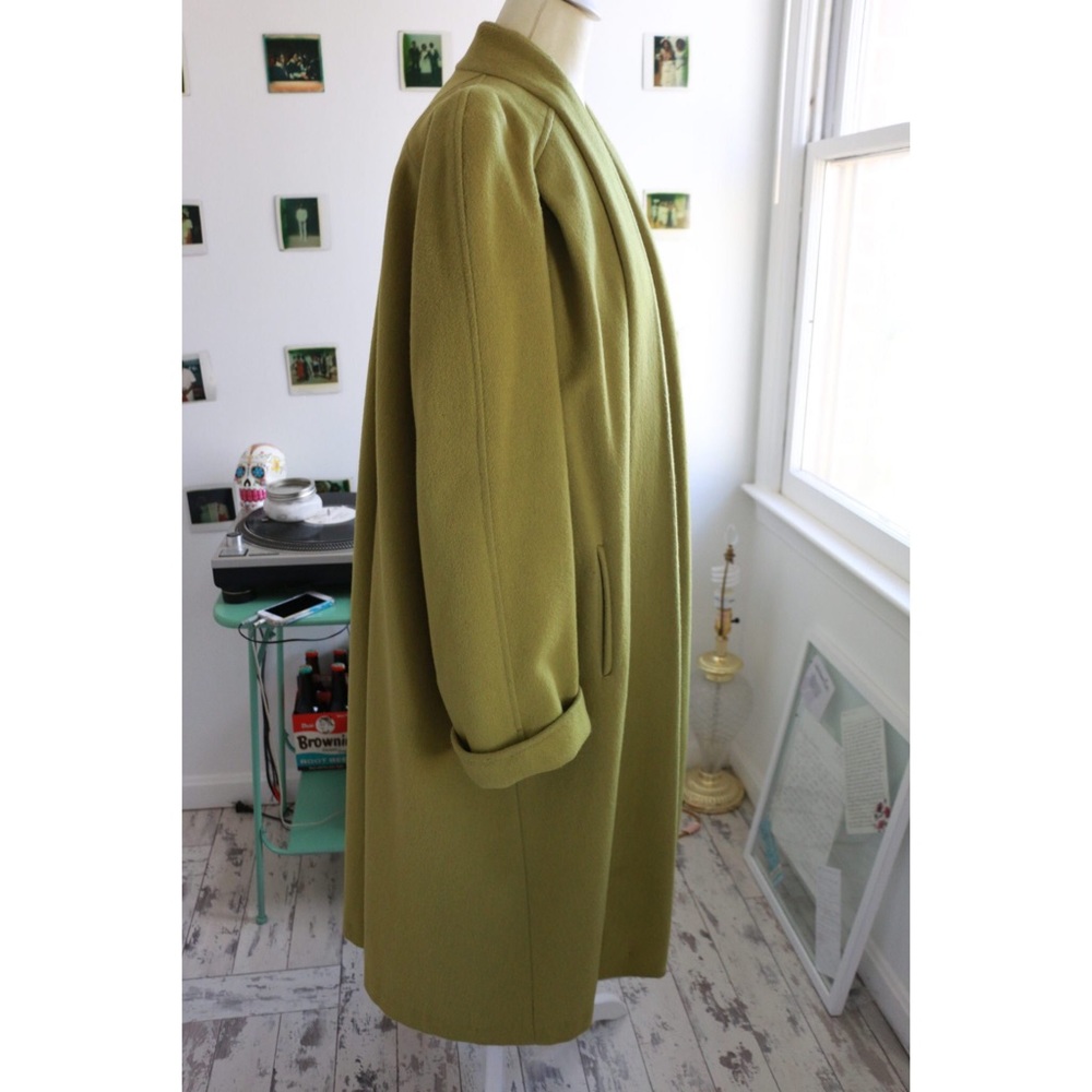 Olive Green Wool Coat🎉SOLD🎉 - Picture 4 of 5