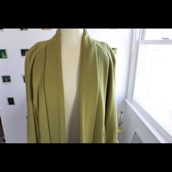 Olive Green Wool Coat🎉SOLD🎉 - Picture 2 of 5