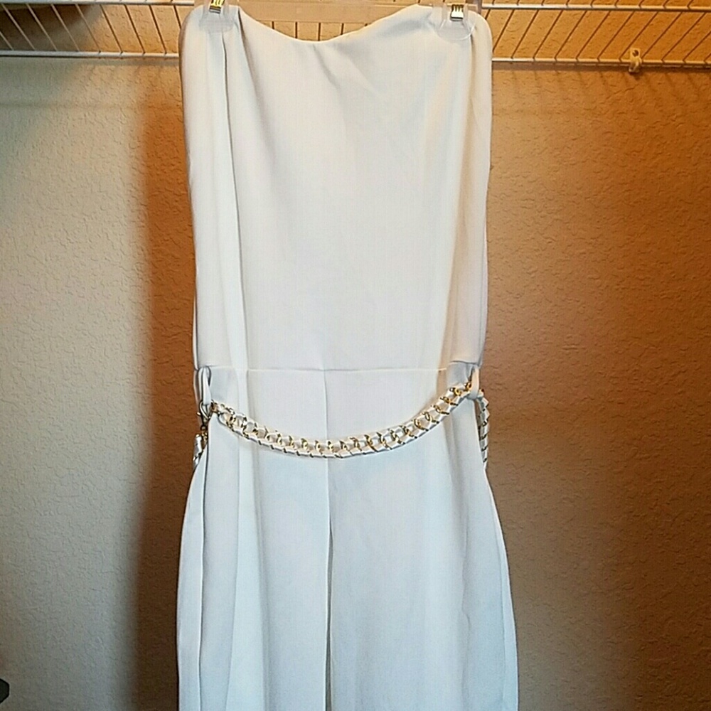 Juniors white jumpsuit??