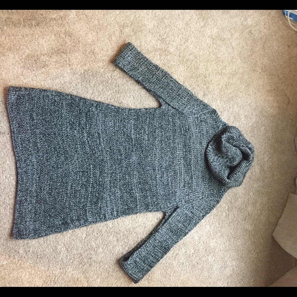NWOT gray turtle neck sweater dress.
