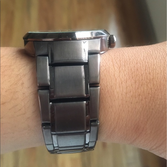 Fossil Brown Metallic Link Watch - Picture 2 of 4