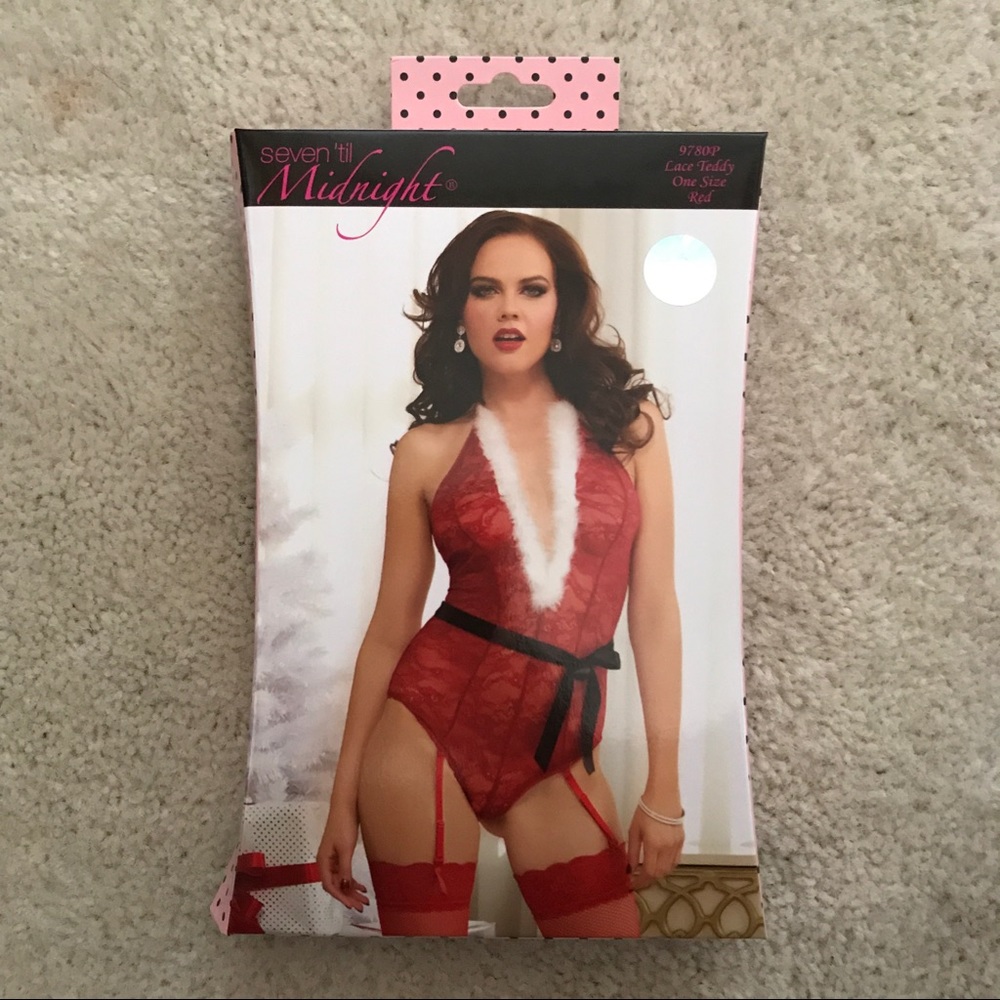 Red HOT Lace Teddy