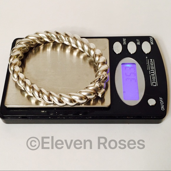 Tiffany & Co. Sterling Hinged Twist 10mm Bangle - Picture 7 of 8