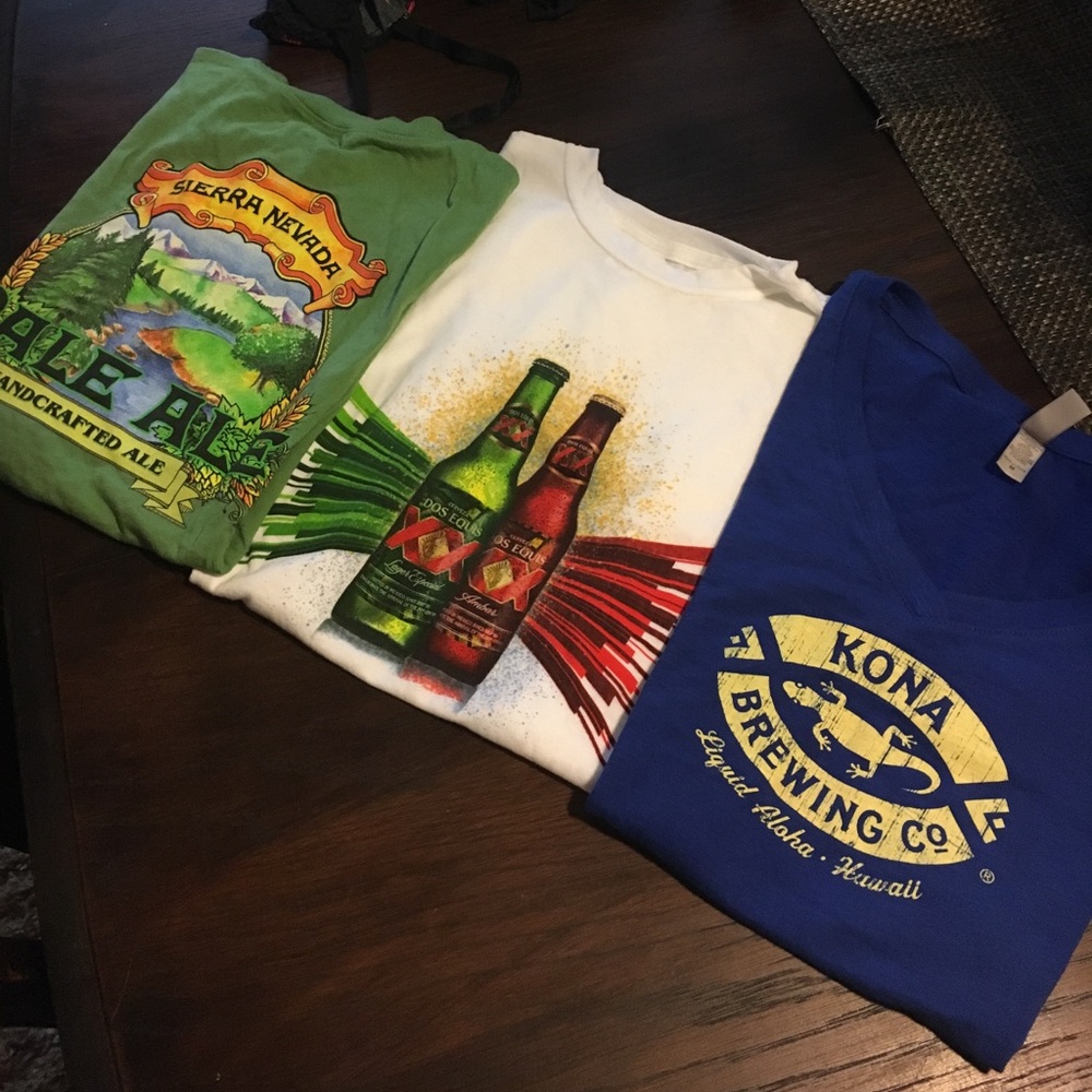Set of 3 Beer tees