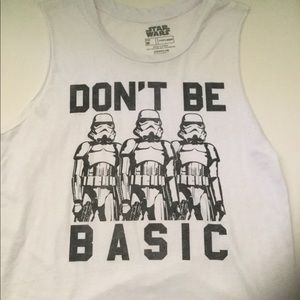 "Don't be Basic" storm trooper shirt