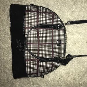 Plaid Coach purse