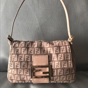 Fendi Zucca Mini Mamma Baguette. Never used.