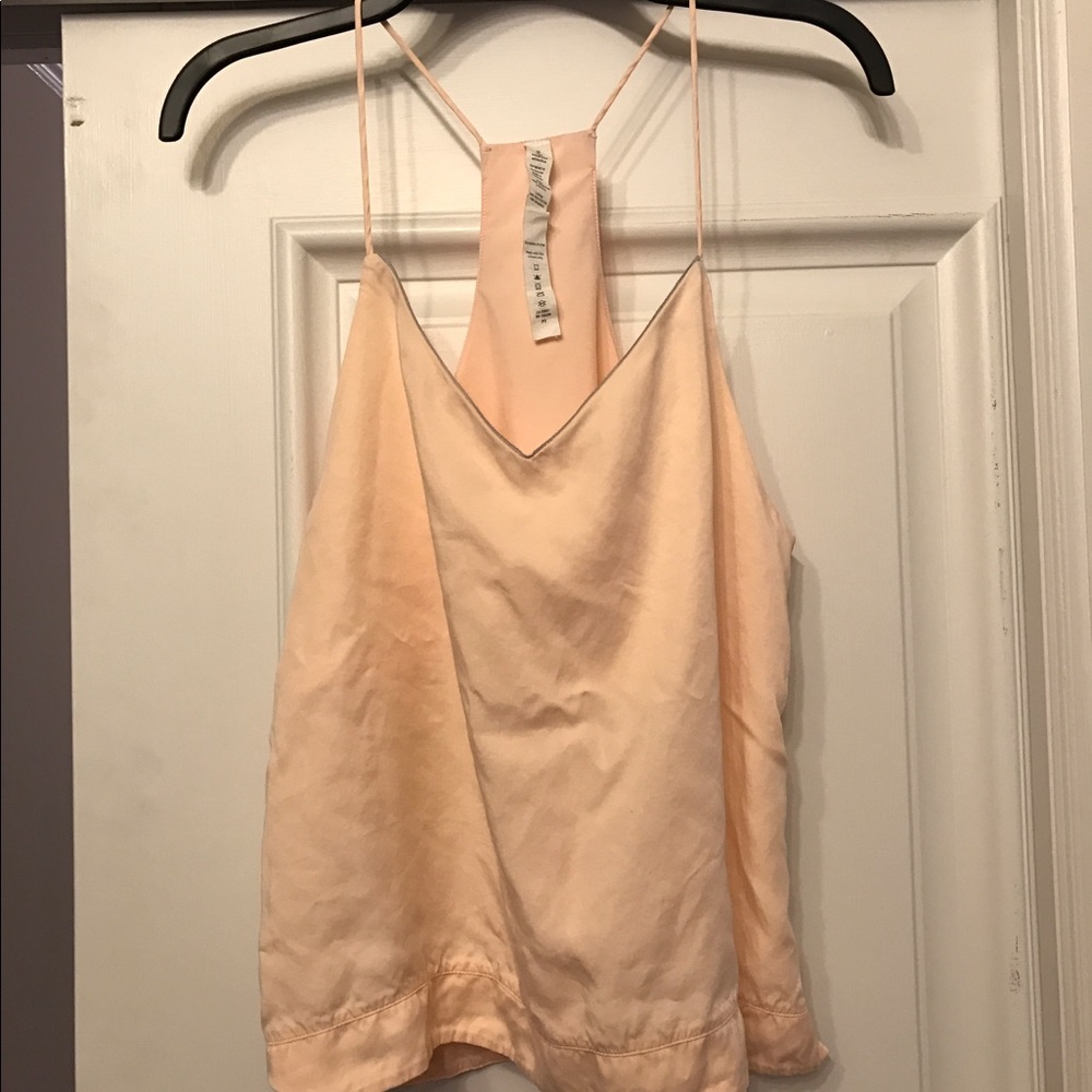 Lululemon silk blend blush shirt