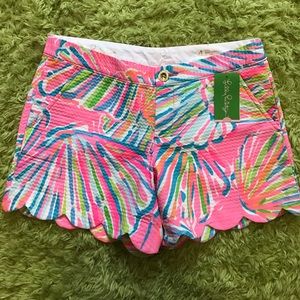NWT Lilly Pulitzer Shellabrate Buttercup Shorts 4