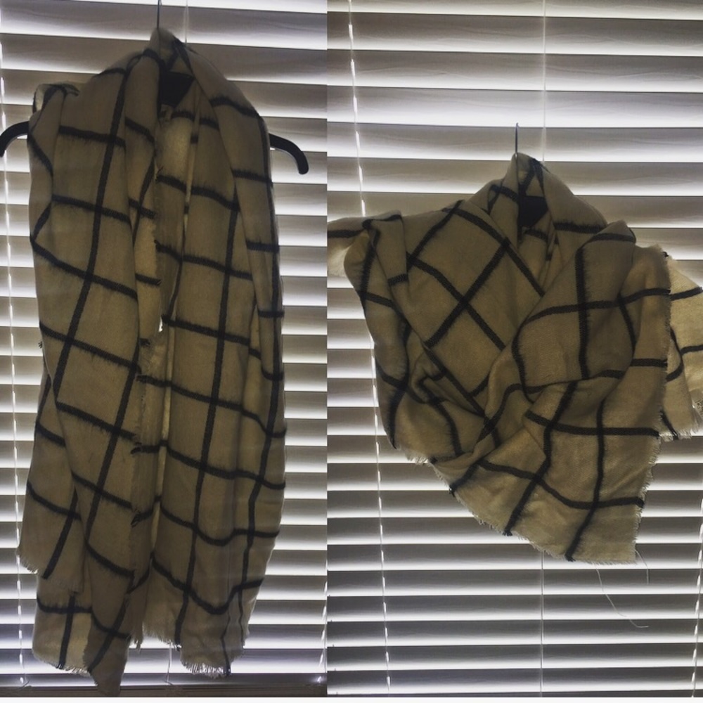boutique flannel scarf