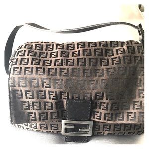 Fendi Zucchino Mamma Baguette LIKE NEW