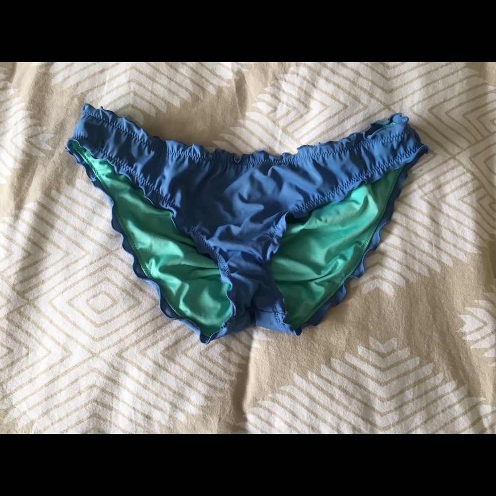 Victoria's Secret Light Blue Cheeky Bikini Bottom