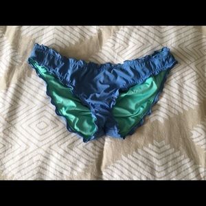 Victoria's Secret Light Blue Cheeky Bikini Bottom