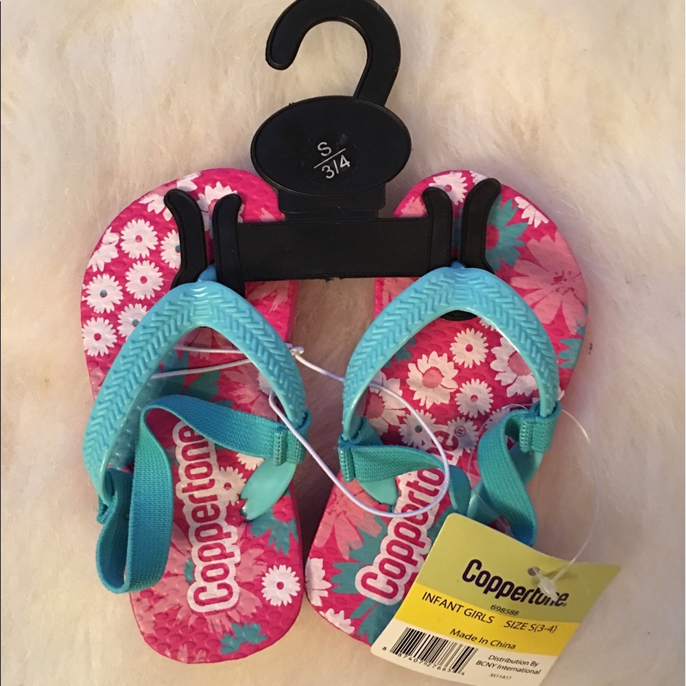 Coppertone Pink Toddler Walker Sandals Brand New