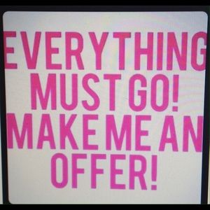 Make offer and bundle. All has to go !!!