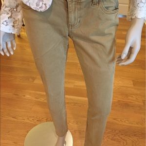 CAbi gold Ruby jeans, size 4