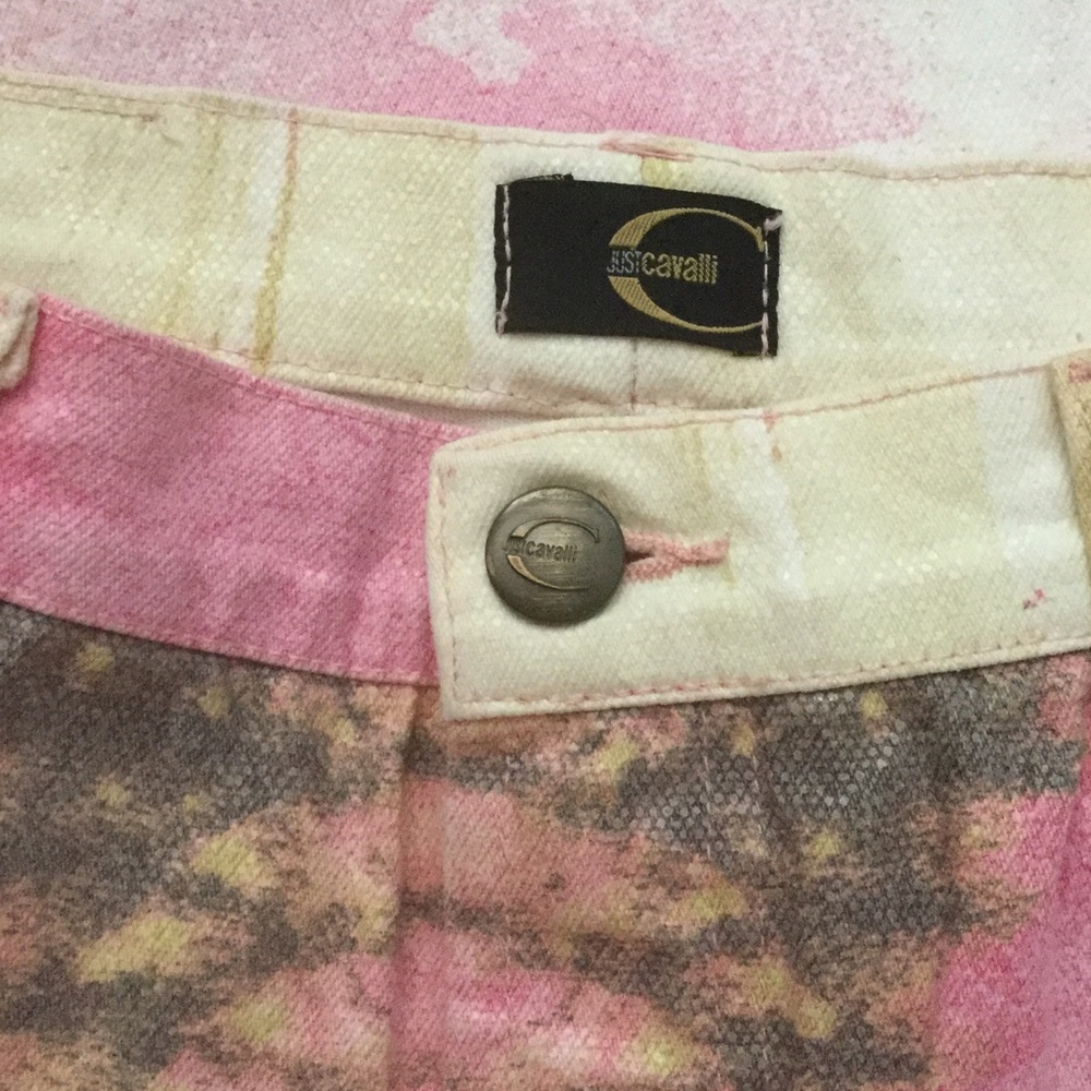 Just Cavalli🐍Pink Cotton Snakeprint Jeans - Picture 5 of 5