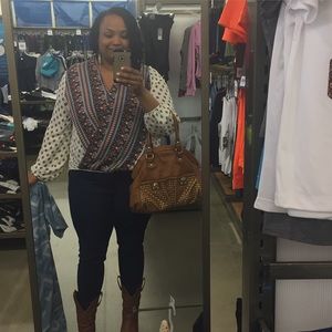 Long Sleeve, Hi-Lo Blouse