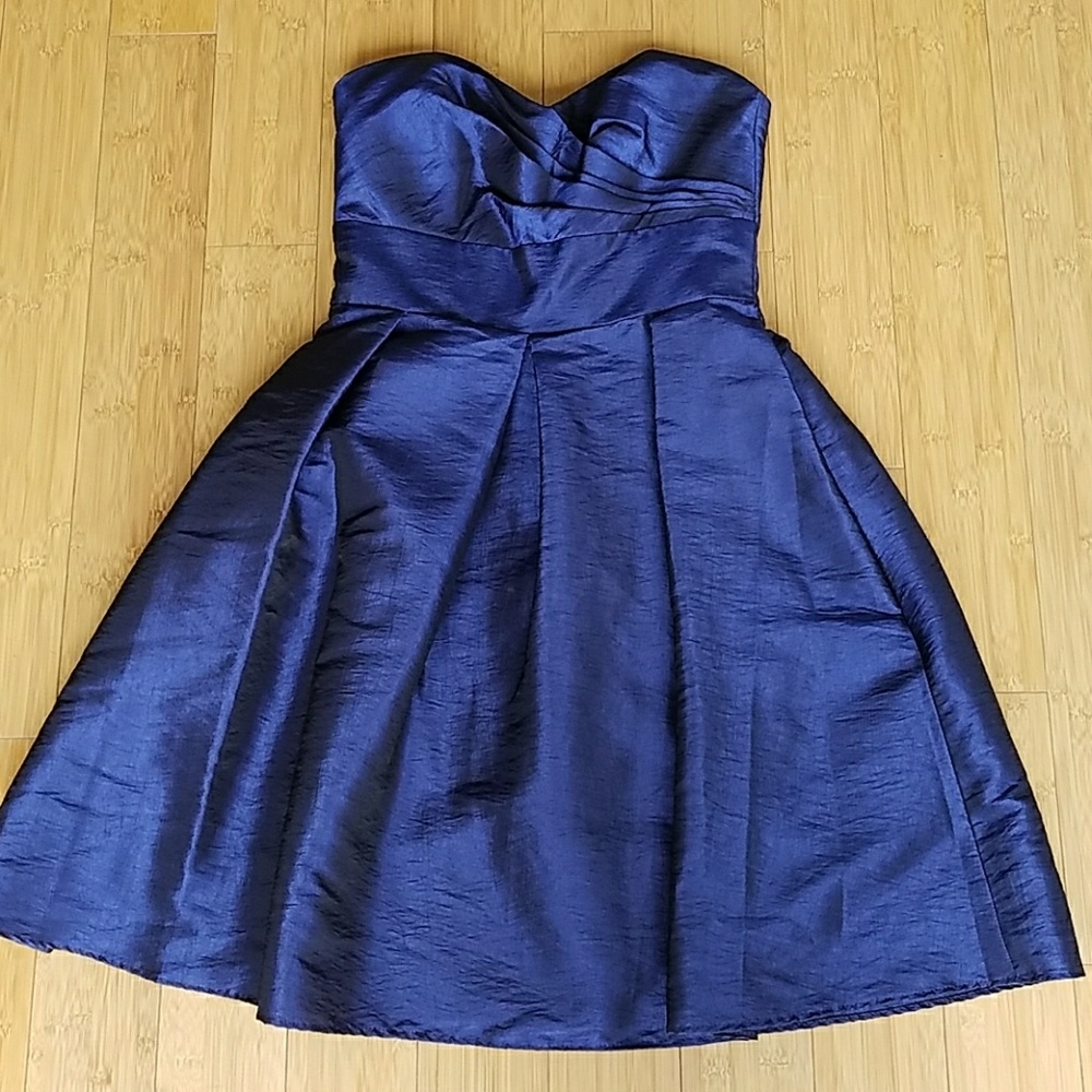 Blue bridesmaid dress