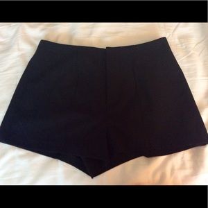 Black High Waisted Shorts