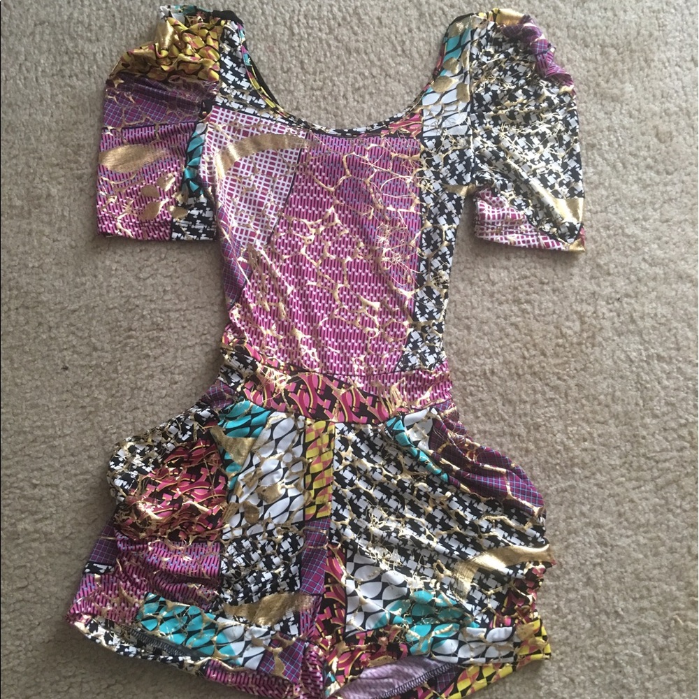 Multicolored romper